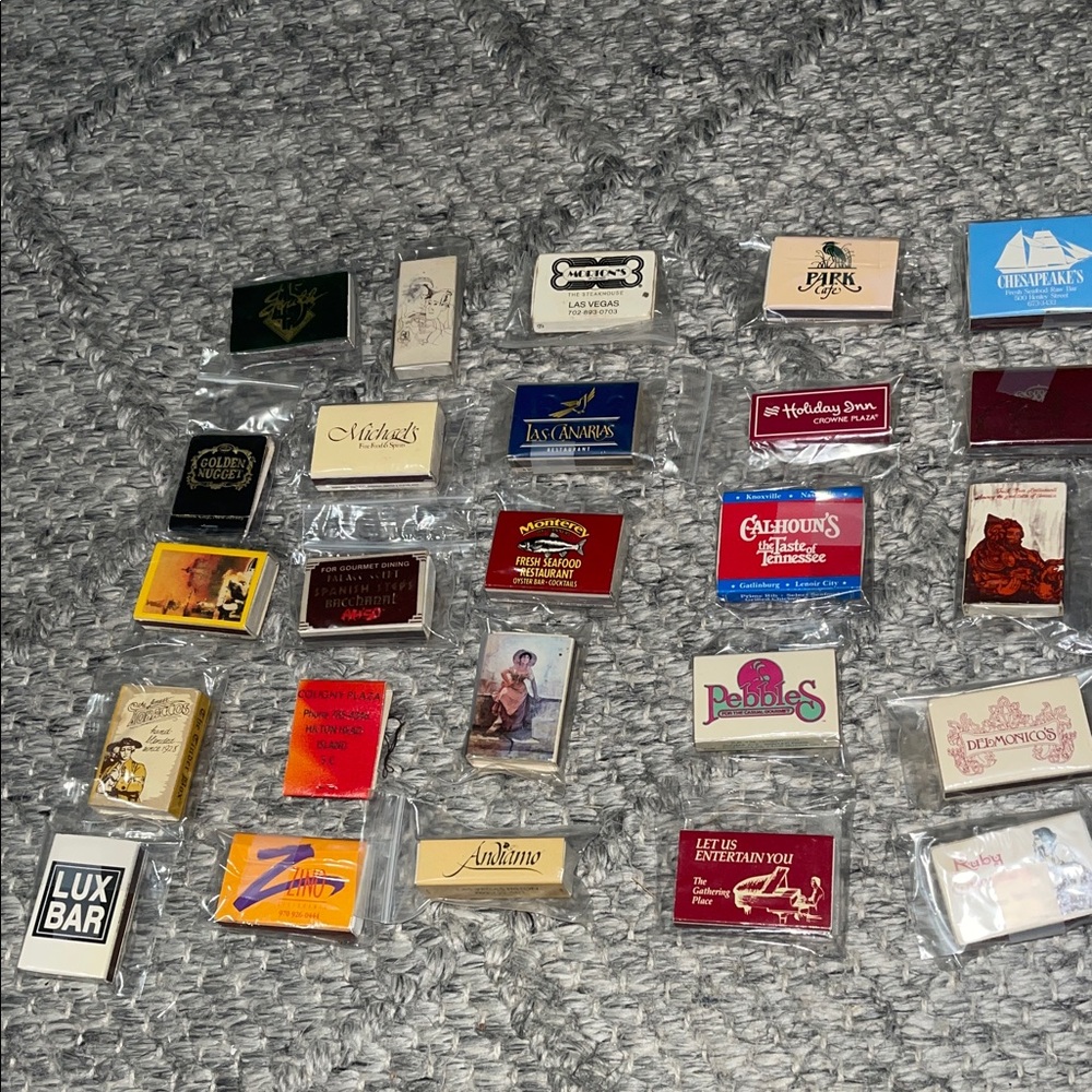 Assorted Vintage Matchbooks Collection